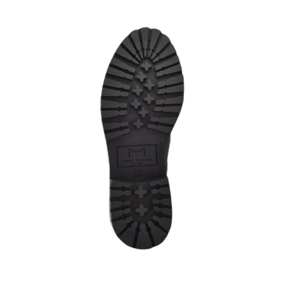 NIB Marc Fisher LTD Paralee Leather Snake Lug sole Ankle Combat Boot Size 7.5 - Picture 5 of 5